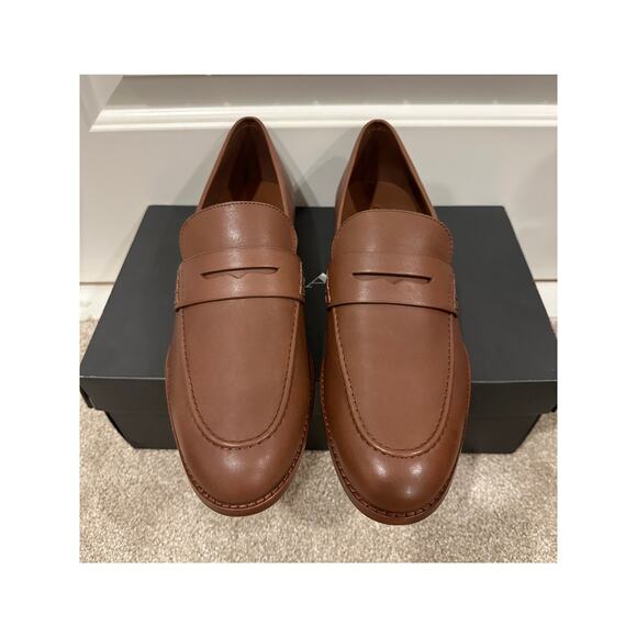 Coach Men's Declan Loafer Saddle Brown Size 10 NIB Smooth Leather Upper Timeless - Picture 5 of 13